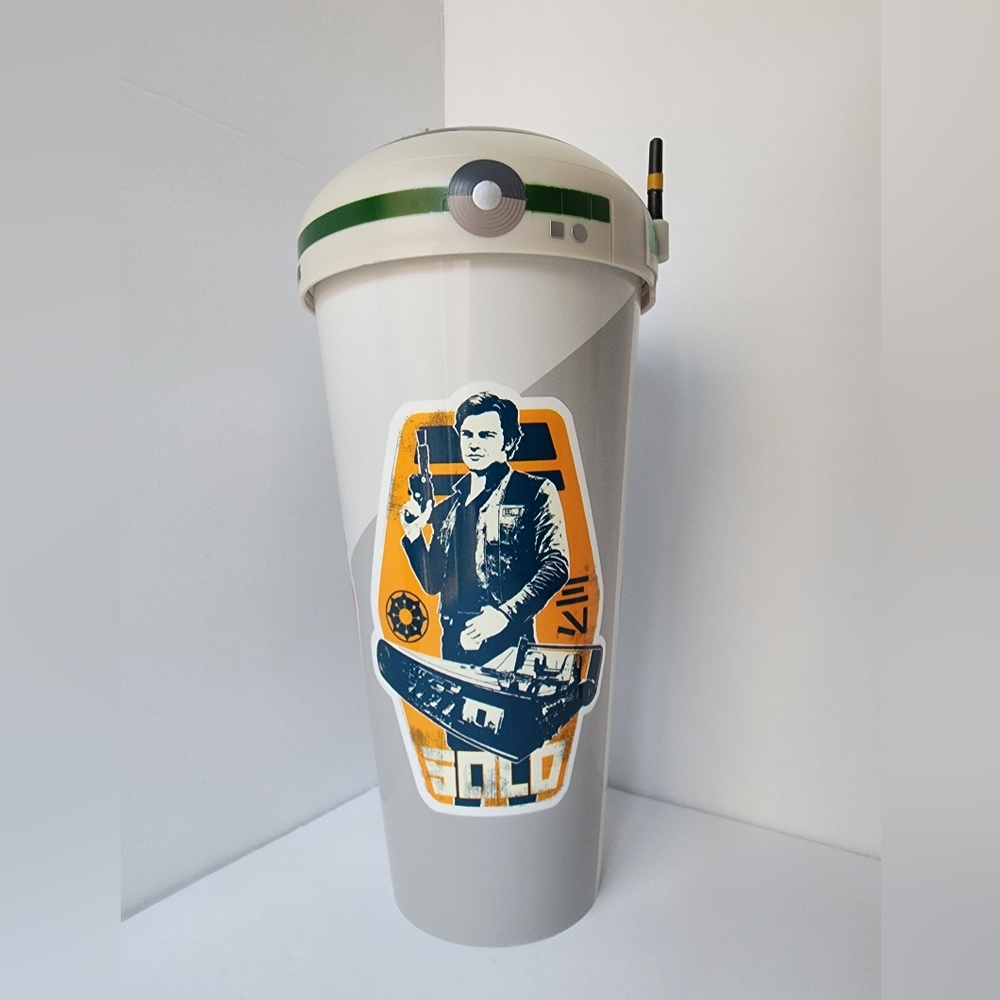 32oz Solo-A Star Wars Story plastic Cup With Lid. 2018 Cinemark Exclusive